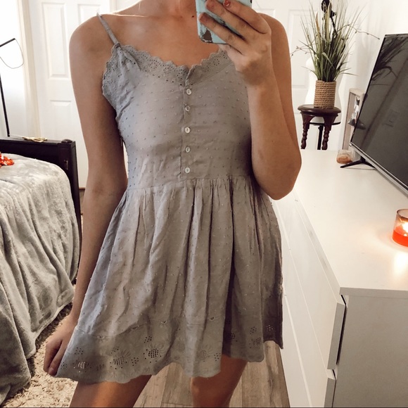 sea gypsies Dresses & Skirts - Sea Gypsies Gray Lace Dress